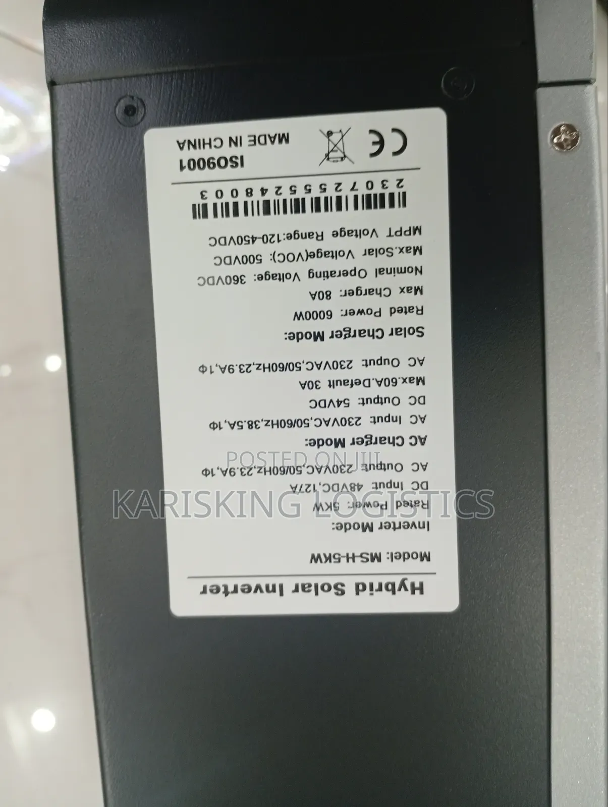 5kw One Solar Hybrid Inverter With Wi-Fi