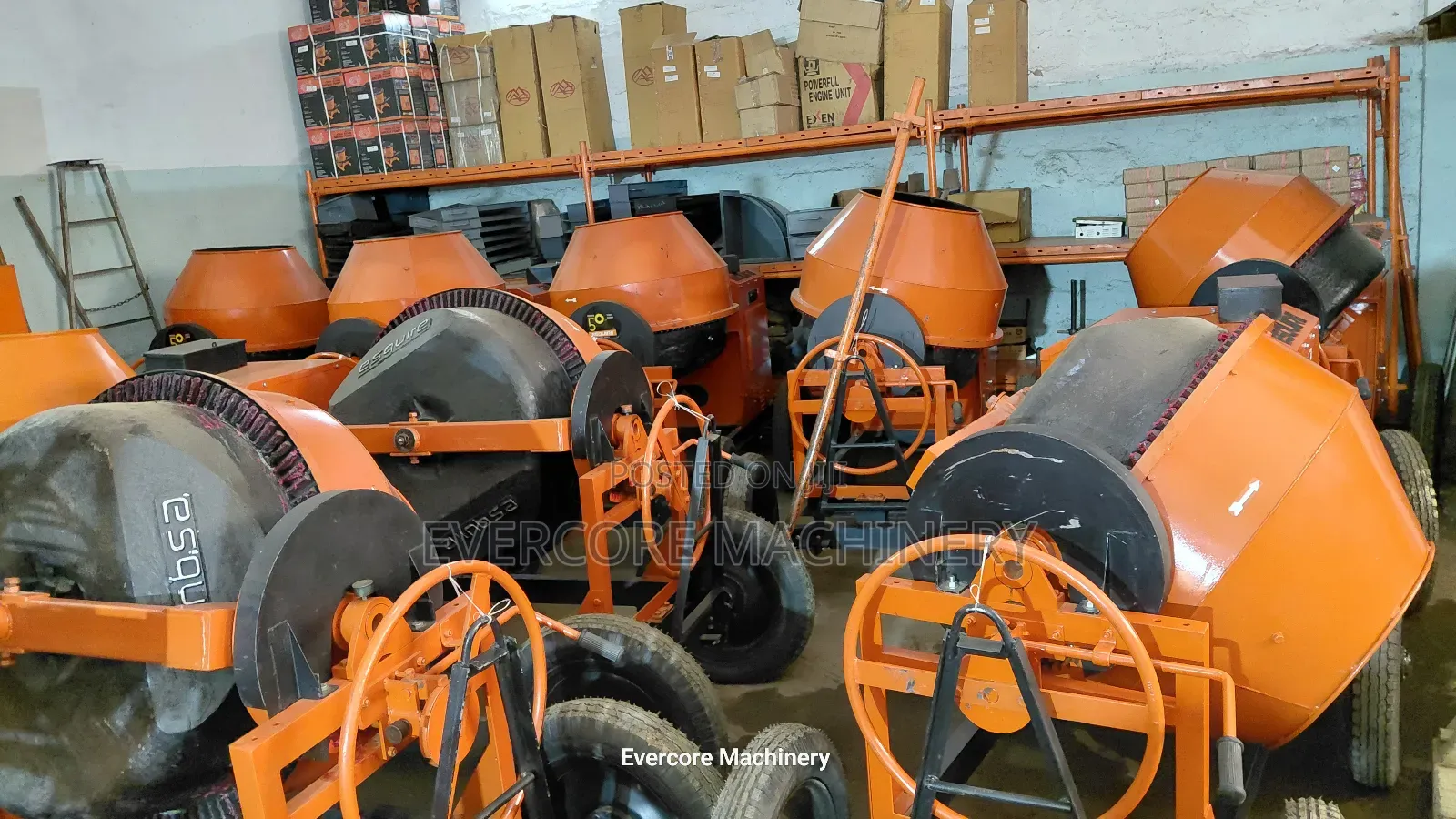 Esquire 500litres Diesel Powered Concrete Mixer .