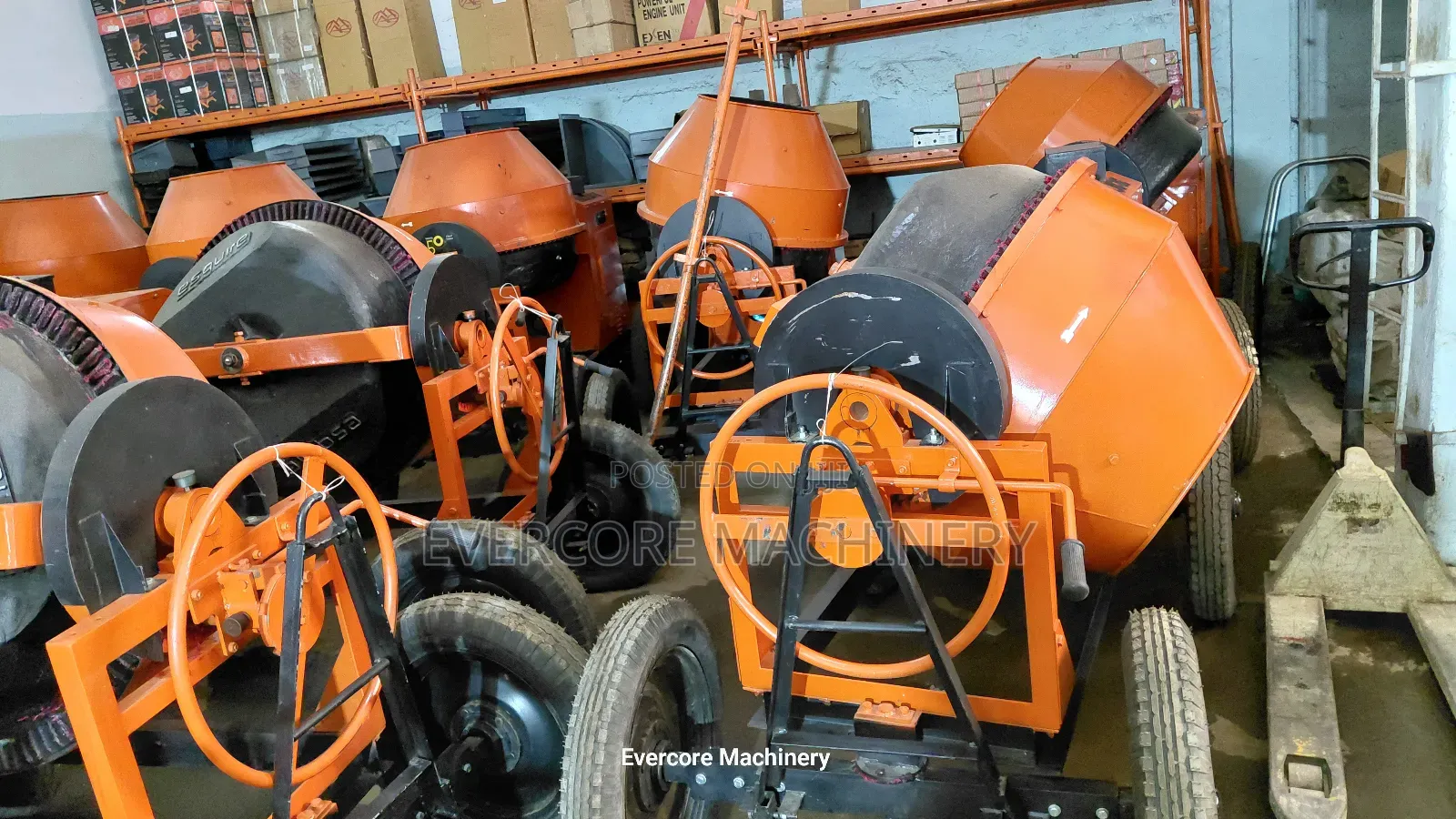 Diesel Concrete Mixer Esquire Heavy Duty 500litres Capacity.