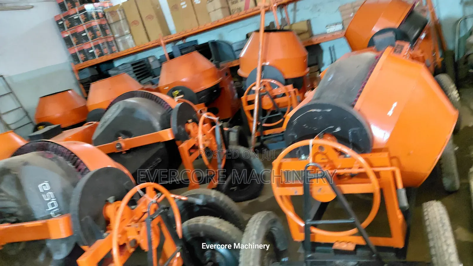 Diesel Concrete Mixer Esquire Heavy Duty 500litres Capacity.