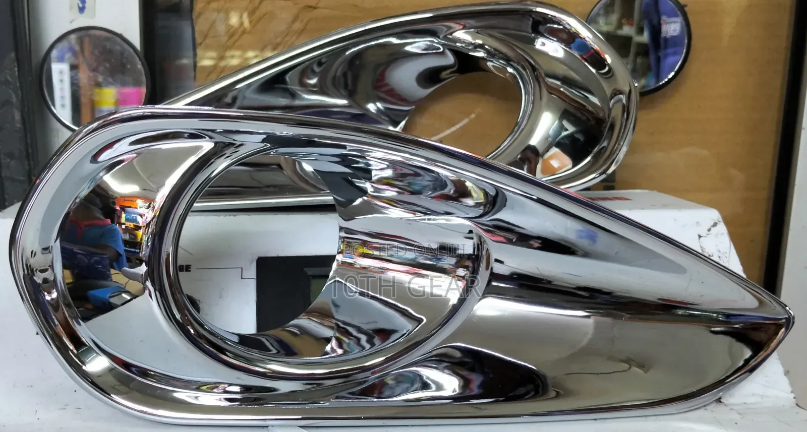 Foglamp Cover Chrome Harrier