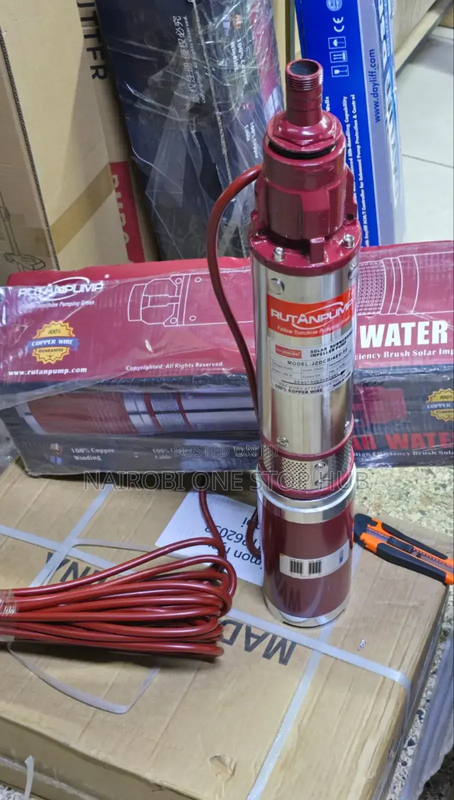 48v Rutant Pump 50m Head 400w