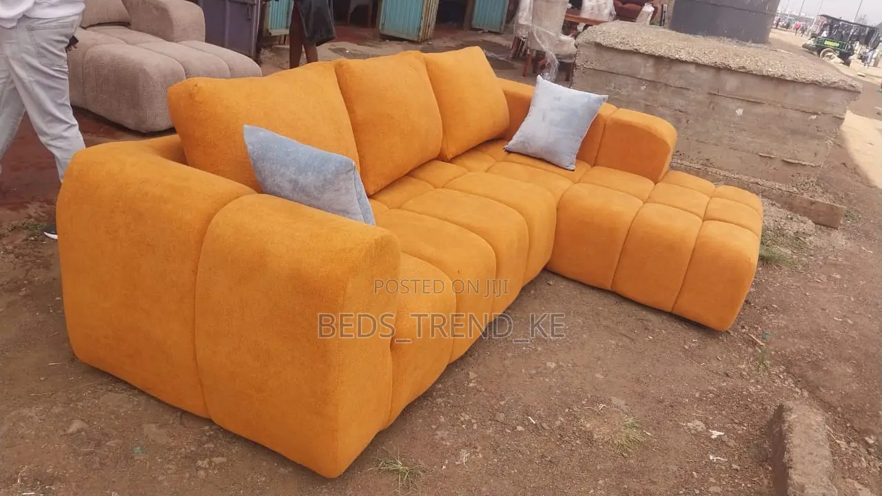 Refined 6 Seater Classy Bubble L Sofa