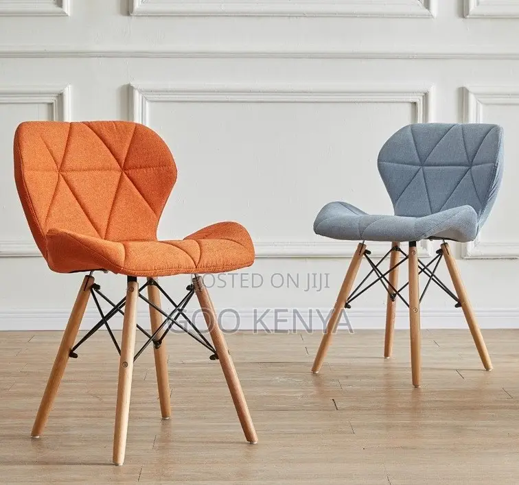 Home Chair; Durable Dining Chair With Velvet Fabric and Solid Wood Leg