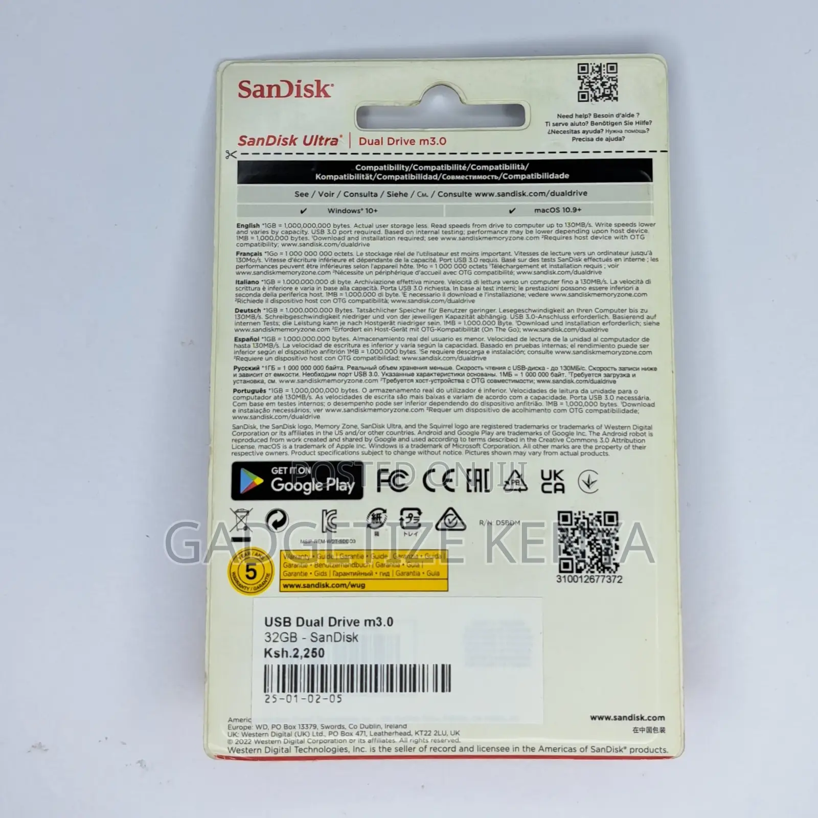 Sandisk Ultra 32gb Usb Dual Drive M3.0