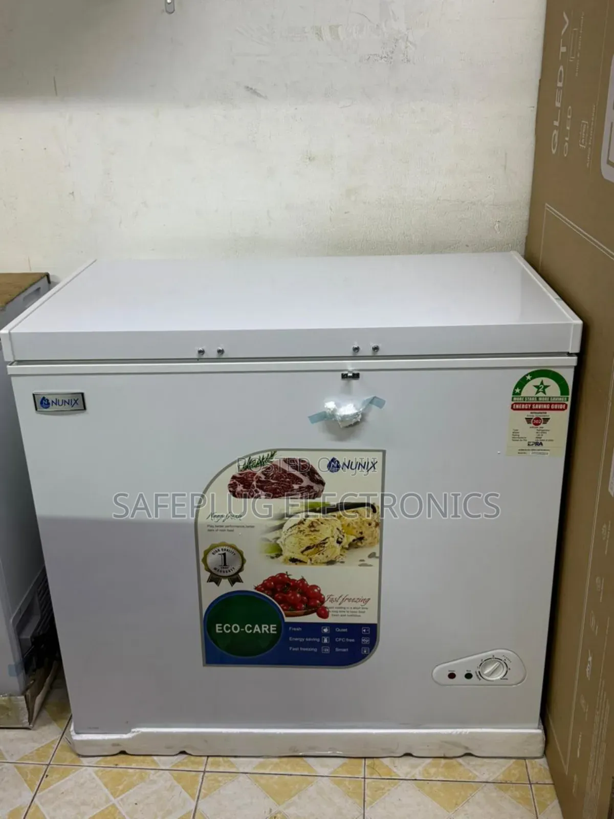 Nunix 200l Chest Freezer - Heavy Duty, Energy Saving (Kebs Approved)"