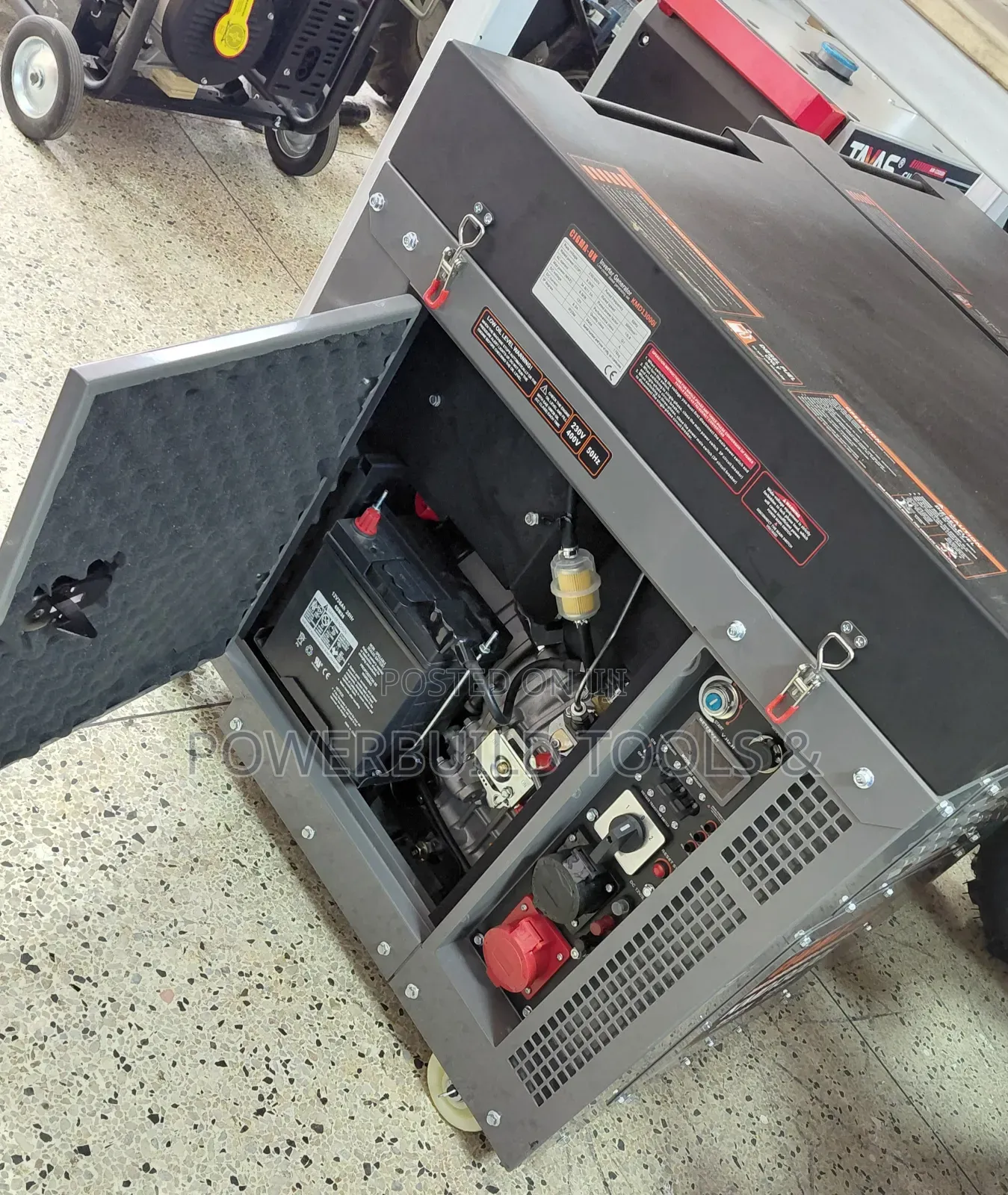 Diesel Silent Inverter Generator Cigma-uk Kmd13000i 12kva New Model