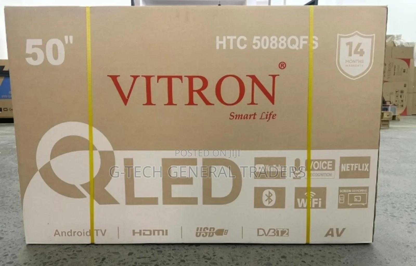 Vitron 50" Qled Smart Tv – Htc 5088qfs