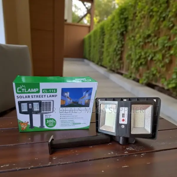 Ctlamp 300w Outdoor Solar Motion Sensor Street Light Super Bright