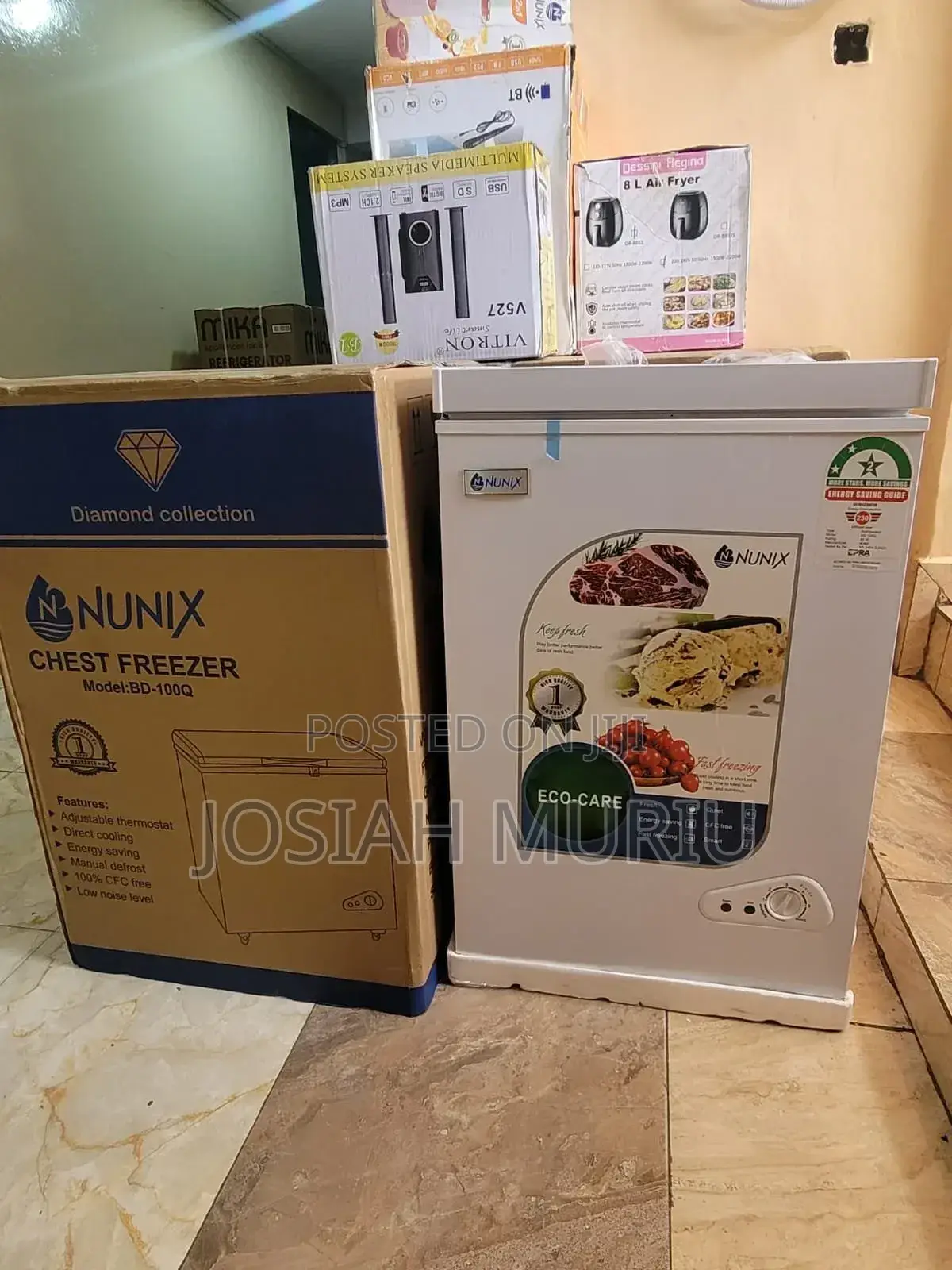 Nunix 100 Litres Deep Freezer