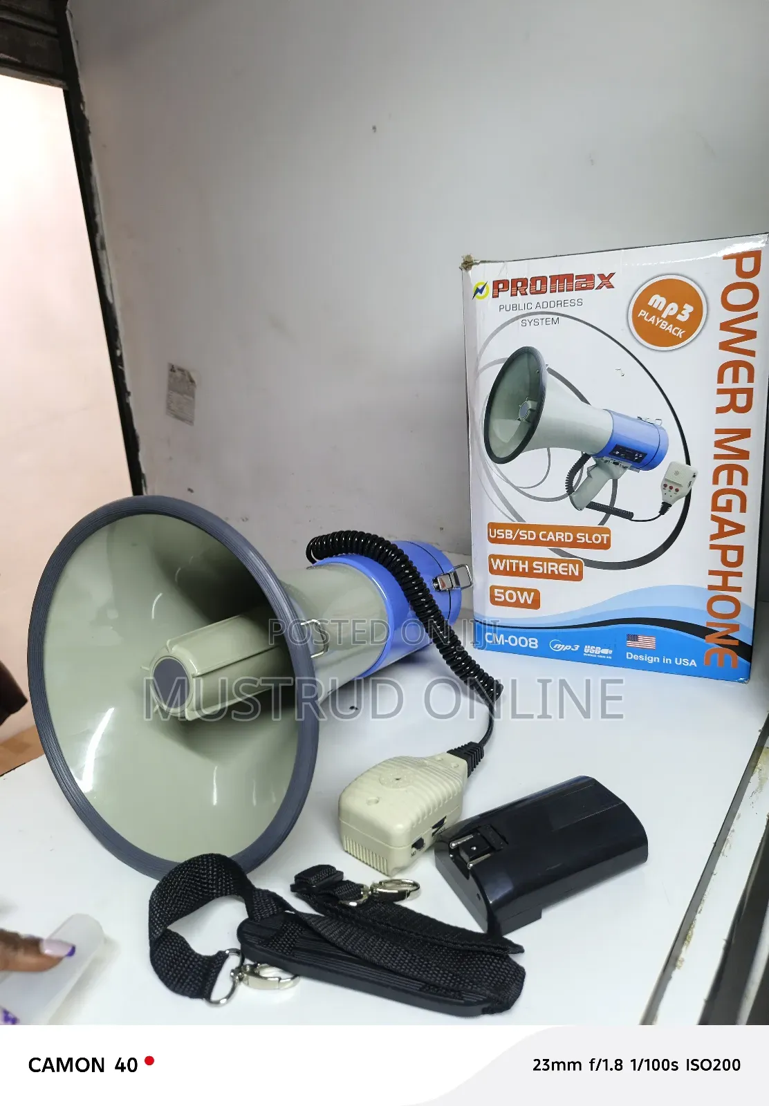 Megaphone,Hand Held Load Speaker 50w