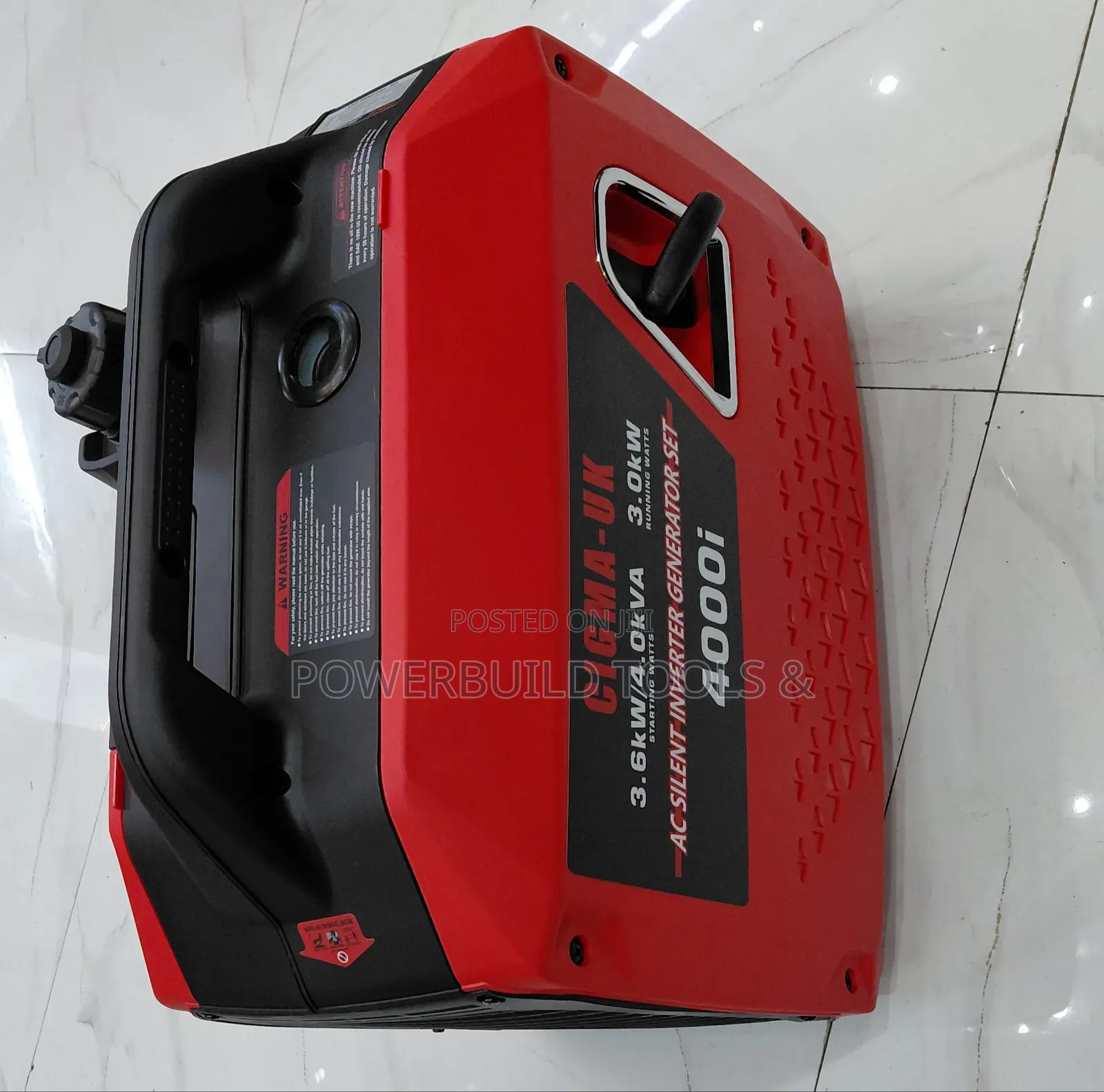 Ac Silent Inverter 4kva Cigma Uk Gasoline Generator(Portable)