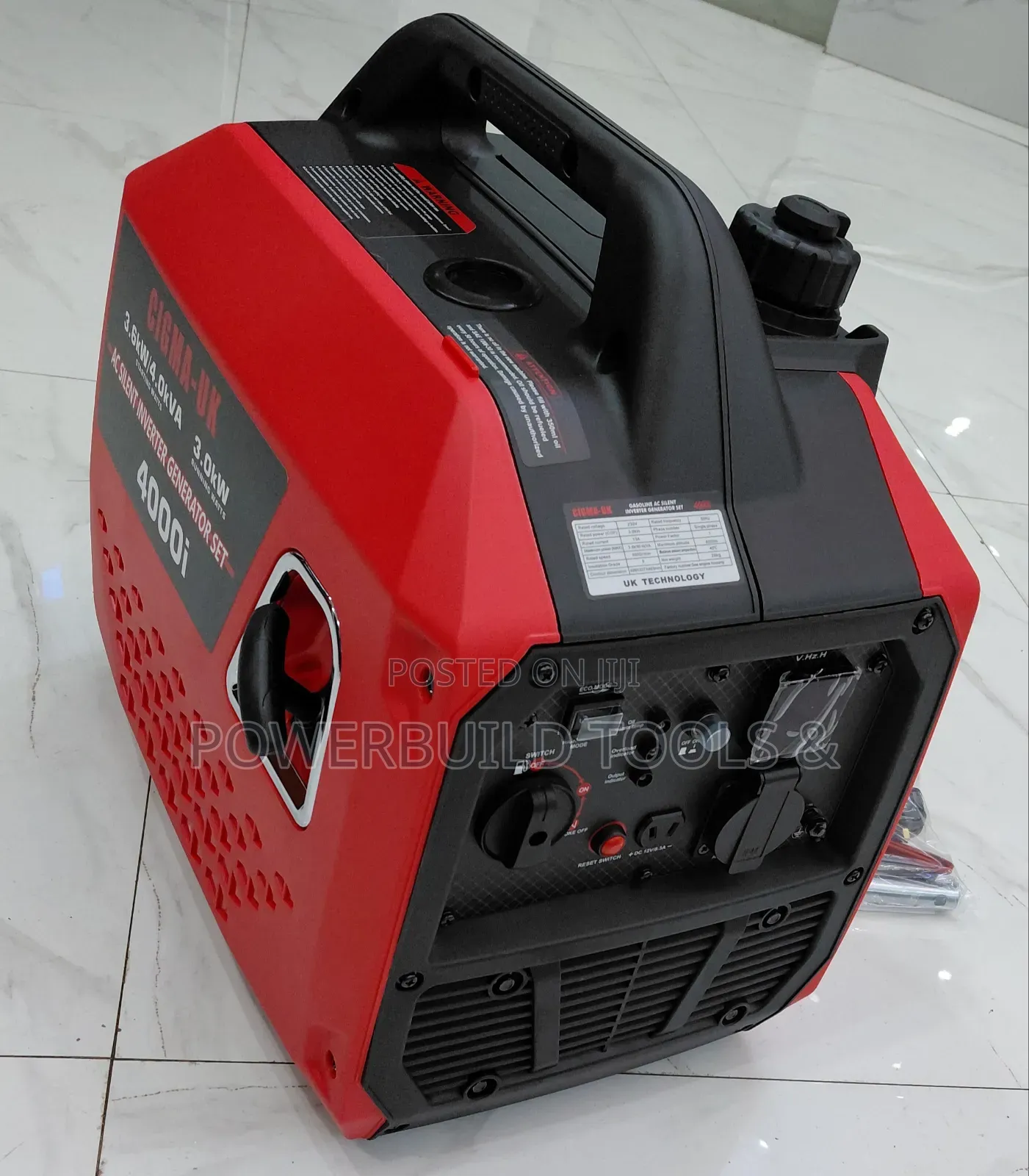 Ac Silent Inverter 4kva Cigma Uk Gasoline Generator(Portable)