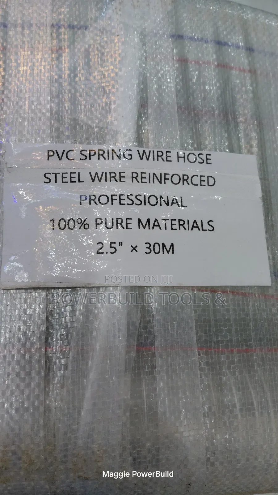 Reinforced Spring Wire Hose With Steel Wire 2.5" × 30metres