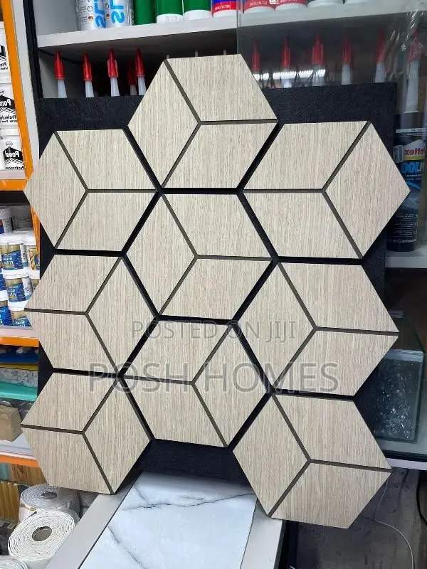 Noise Reduction Wood Hexagonal Panels