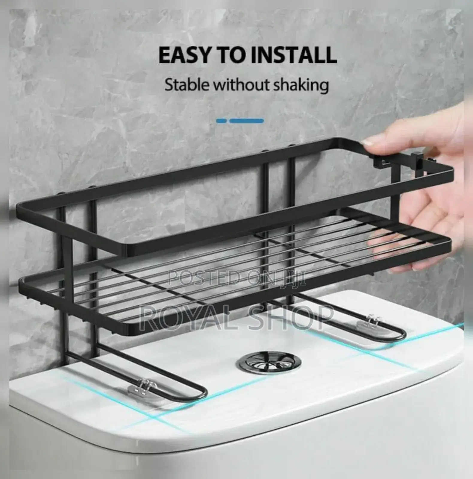 Single Layer Over the Toilet Rack