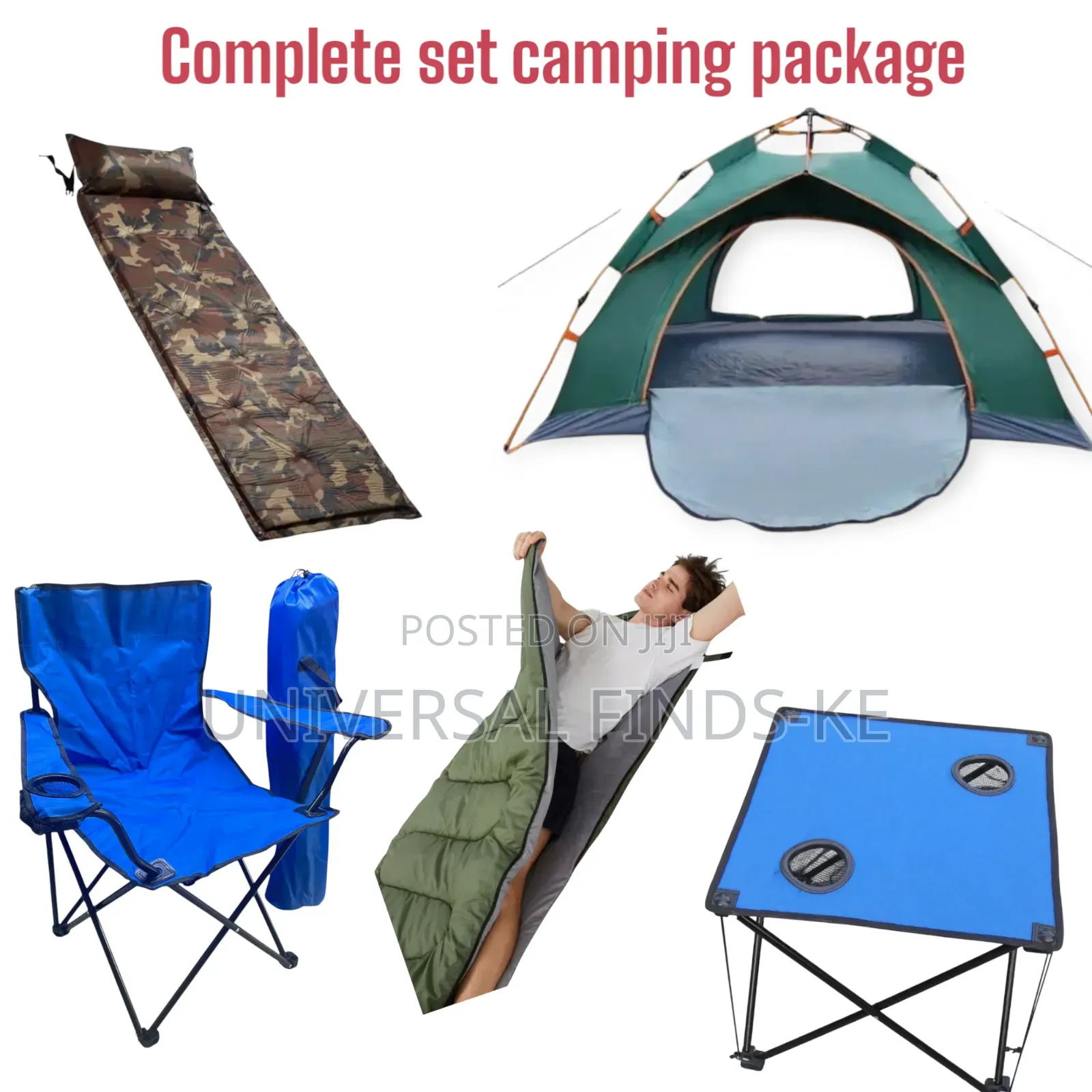 Complete Package Camping Outdoor Set