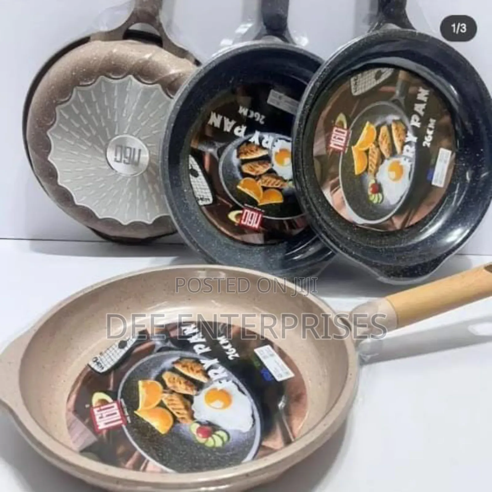 Heavy Gauge Granite Frying Pan