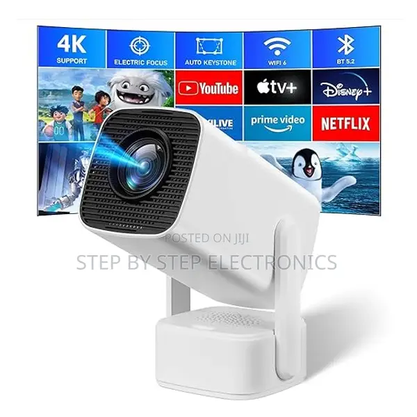 Compact Wifi Bluetooth Projector 18000 Lumens Full Hd Clarity