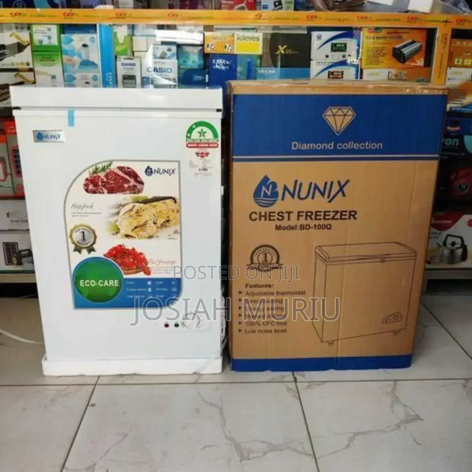 Nunix 100l Deep Freezer – Direct Cooling, Durable Design