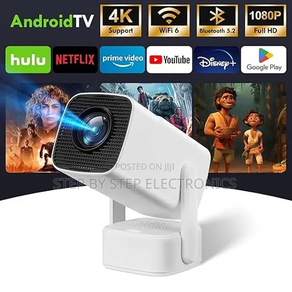 18000 Lumens Portable Projector for TV PC USB and Laptop Use