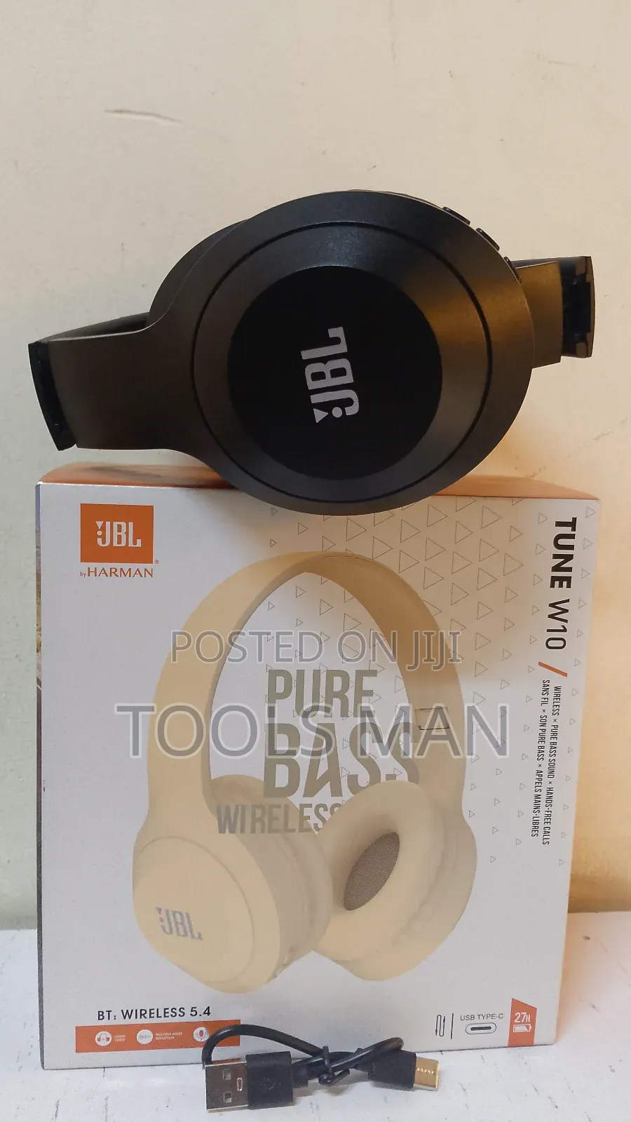 JBL Tune W10 Wireless Headphones.