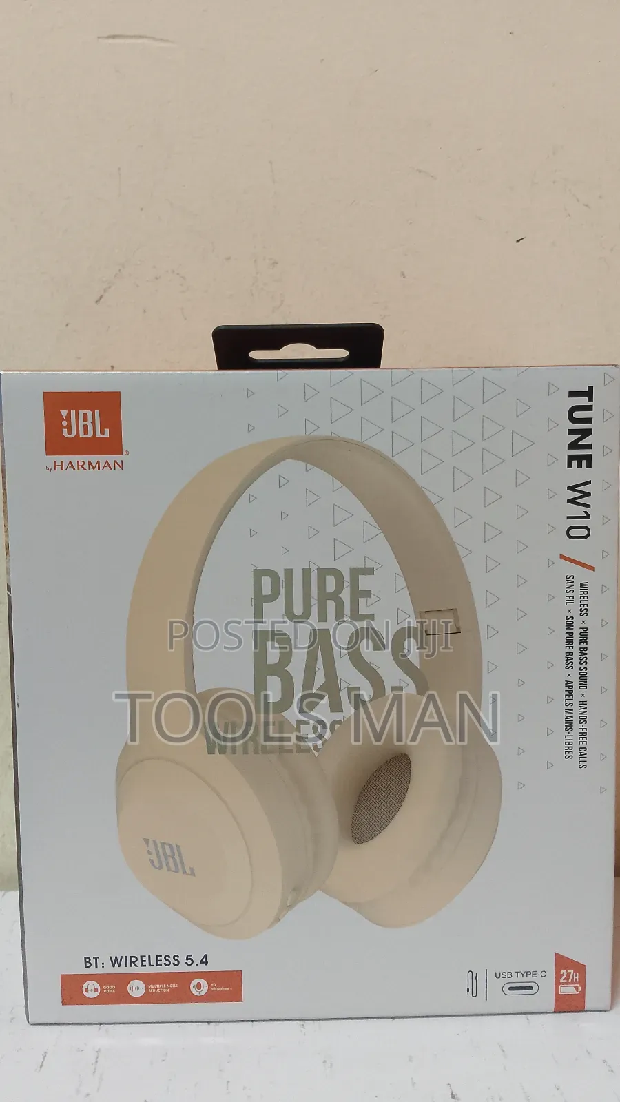 JBL Tune W10 Wireless Headphones.