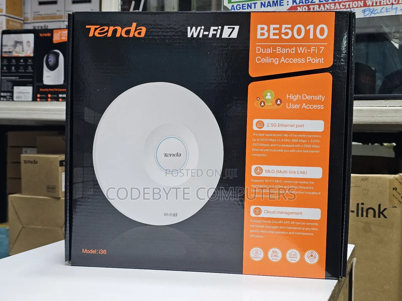 Tenda I36 Be5010 Wi-fi 7 Ap, Gigabit Ethernet Port