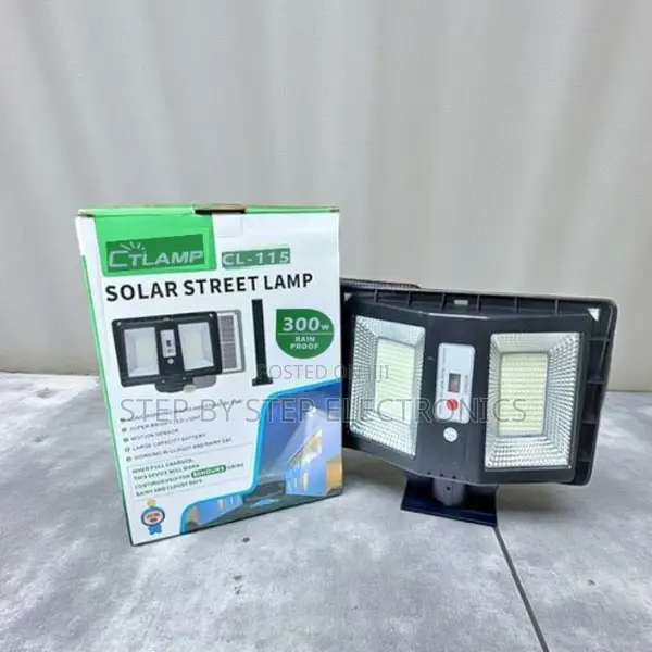 Ctlamp 300w Outdoor Solar Motion Sensor Street Light Super Bright