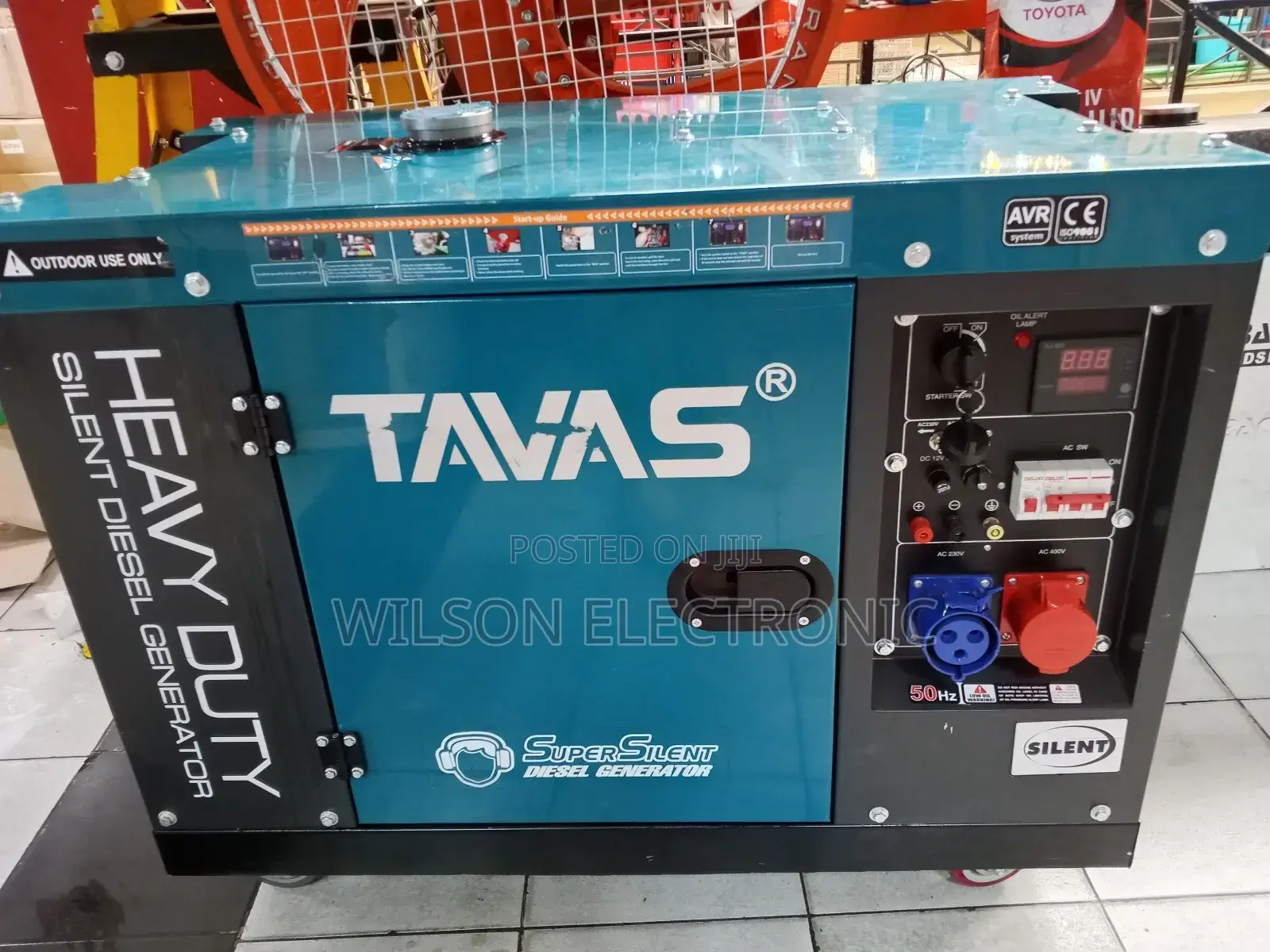 Tavas Silent Diesel Generator. 15kva