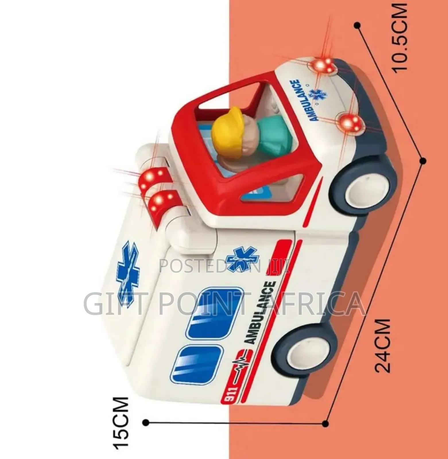 Battery Operated Ambulance Doctor Kit For Kids