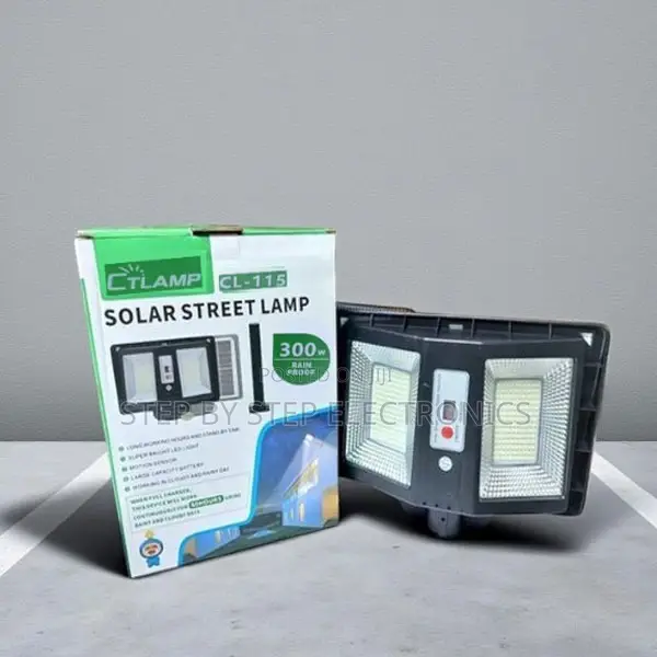 Ctlamp 300w Super Bright Double Sided Solar Street Light Security