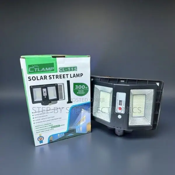 Ctlamp 300w High Brightness Solar Motion Sensor Street Light Outdoor