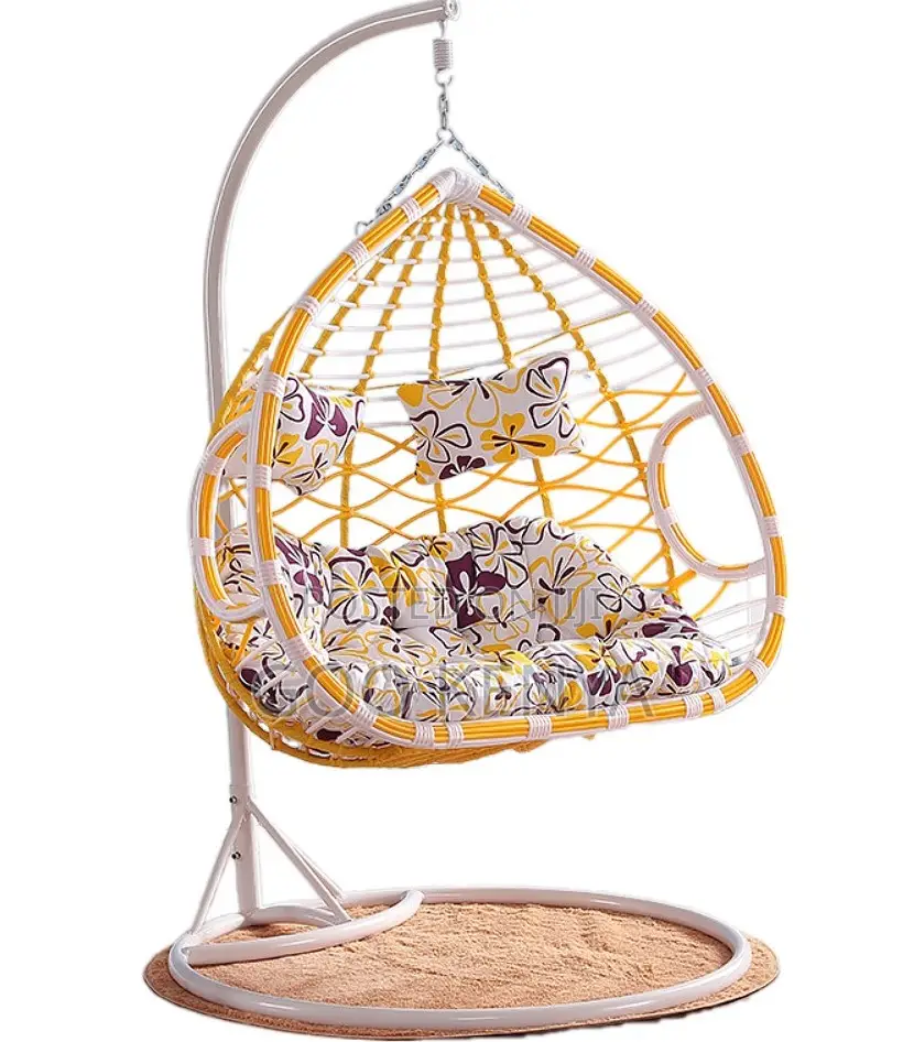 Home Chair; Designer Outdoor Hammock Double Rattan Chair for Garden