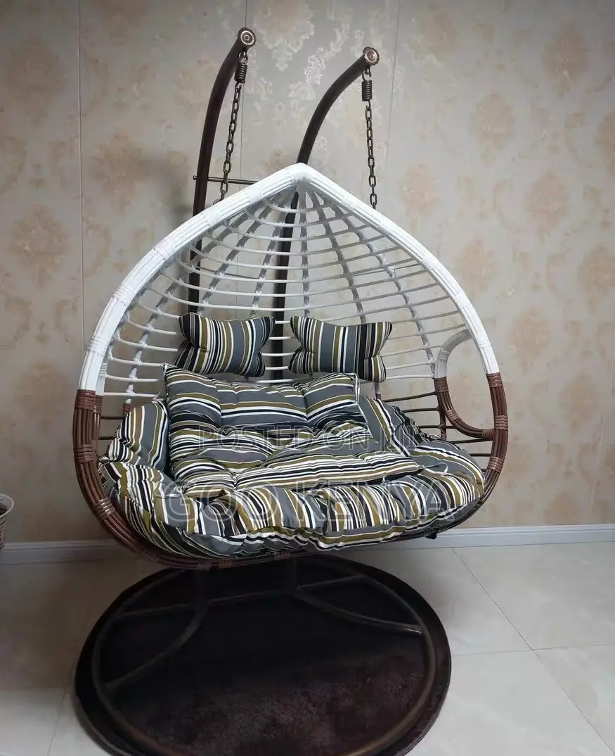 Home Chair; Designer Outdoor Hammock Double Rattan Chair for Garden