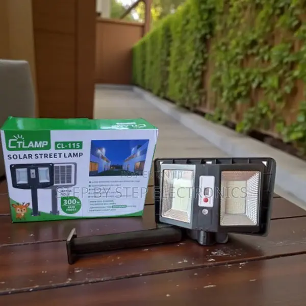 Ctlamp 300w Outdoor Security Solar Street Light With Motion Sensor