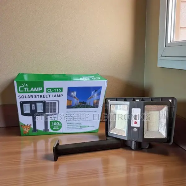 Ctlamp 300w Solar Security Lamp Motion Sensor With Long Working Hours
