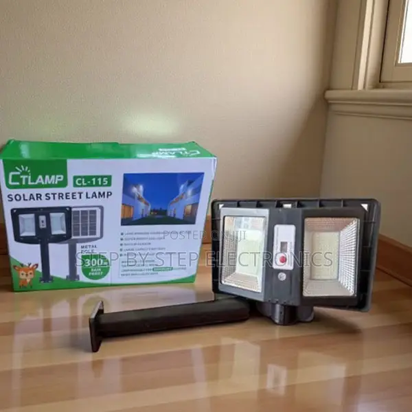 Dusk to Dawn Ctlamp 300w Solar Street Light Motion Sensor Outdoor