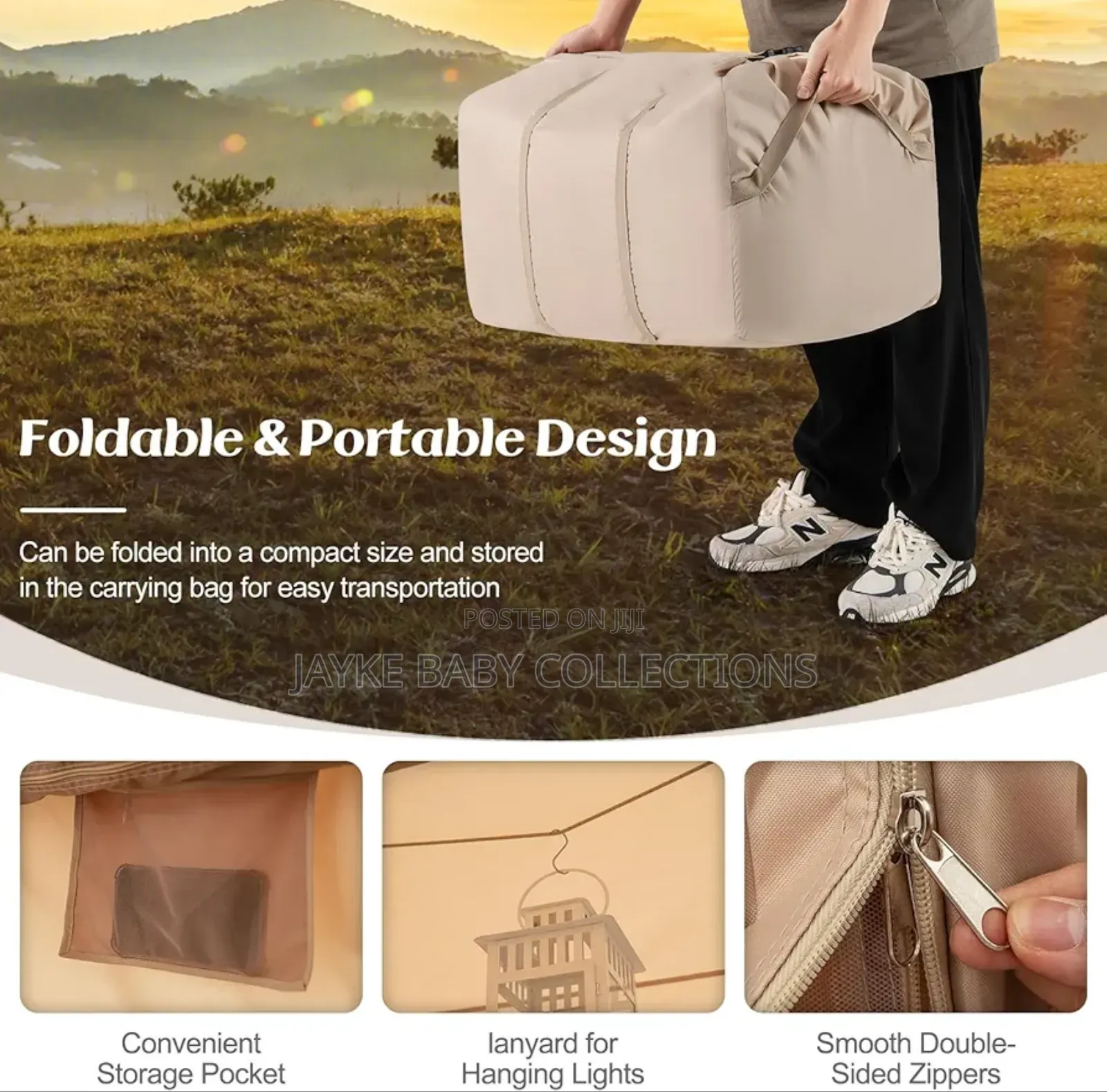 Inflatable Camping Tent | 4–6 Person | Quick Setup