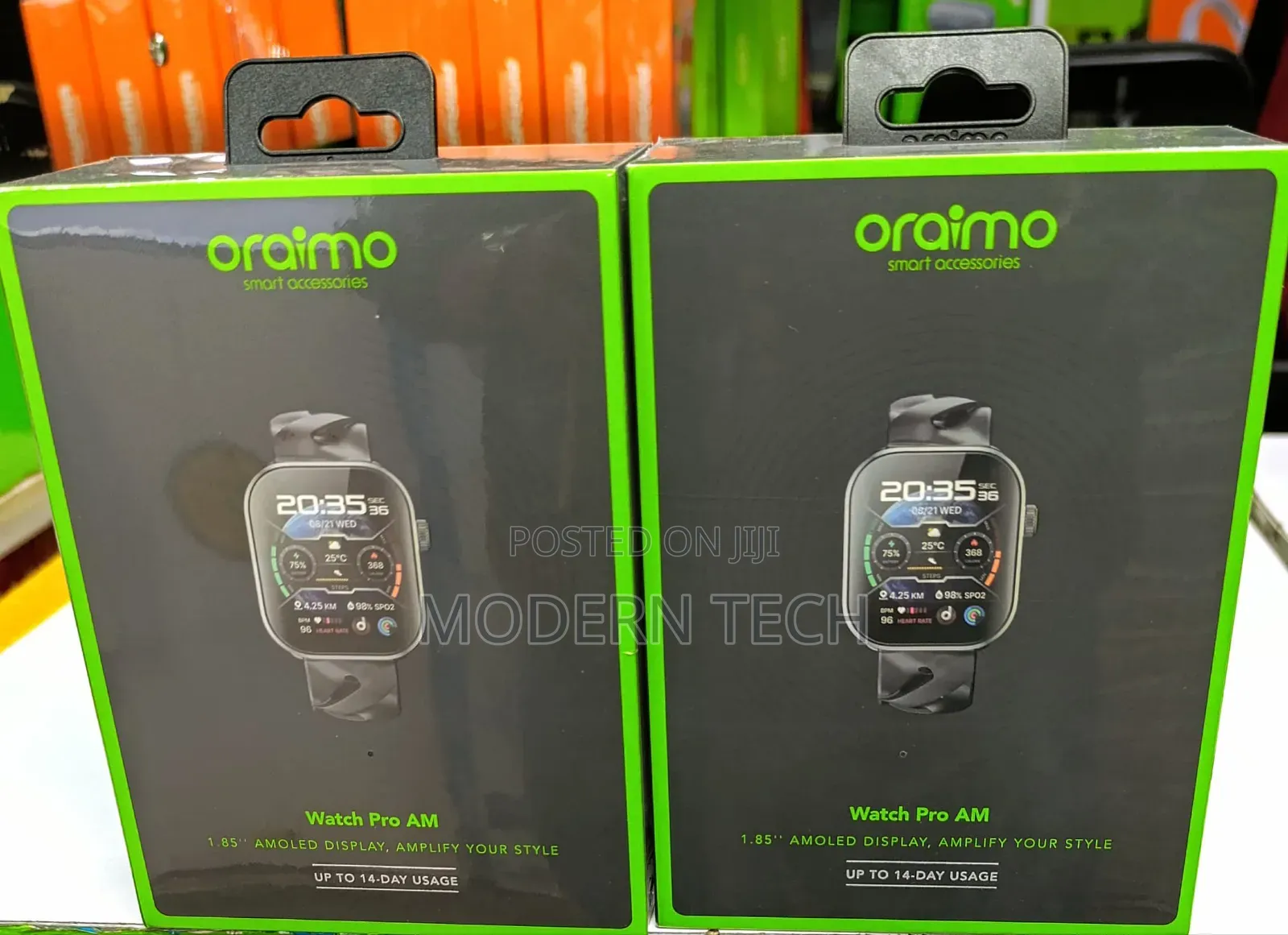 Oraimo Watch Pro Am 1.85′′ Amoled Ip68 Smart Watch