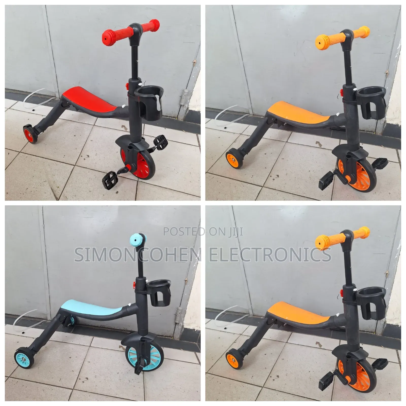 3 In 1 Kids Scooter And Bike, Adjustable Toddler Balance Bike