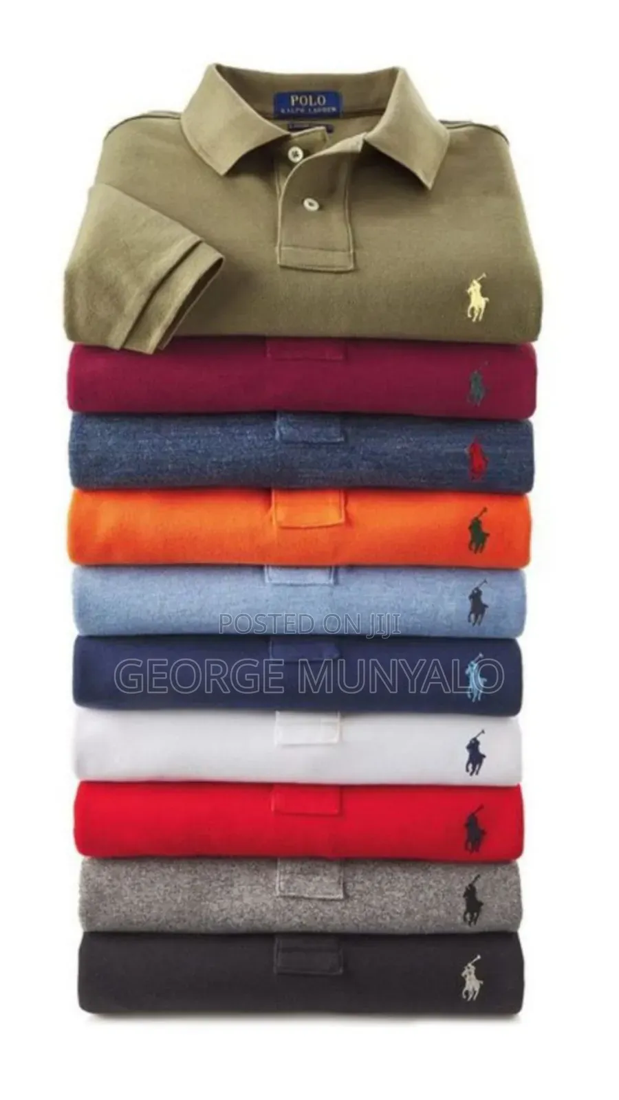 Graphic Print Polos
