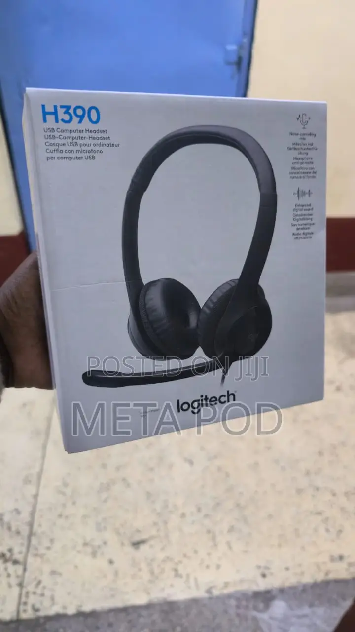 Logitech H390 Usb-a Headset With Noise Cancelling Mic - Black