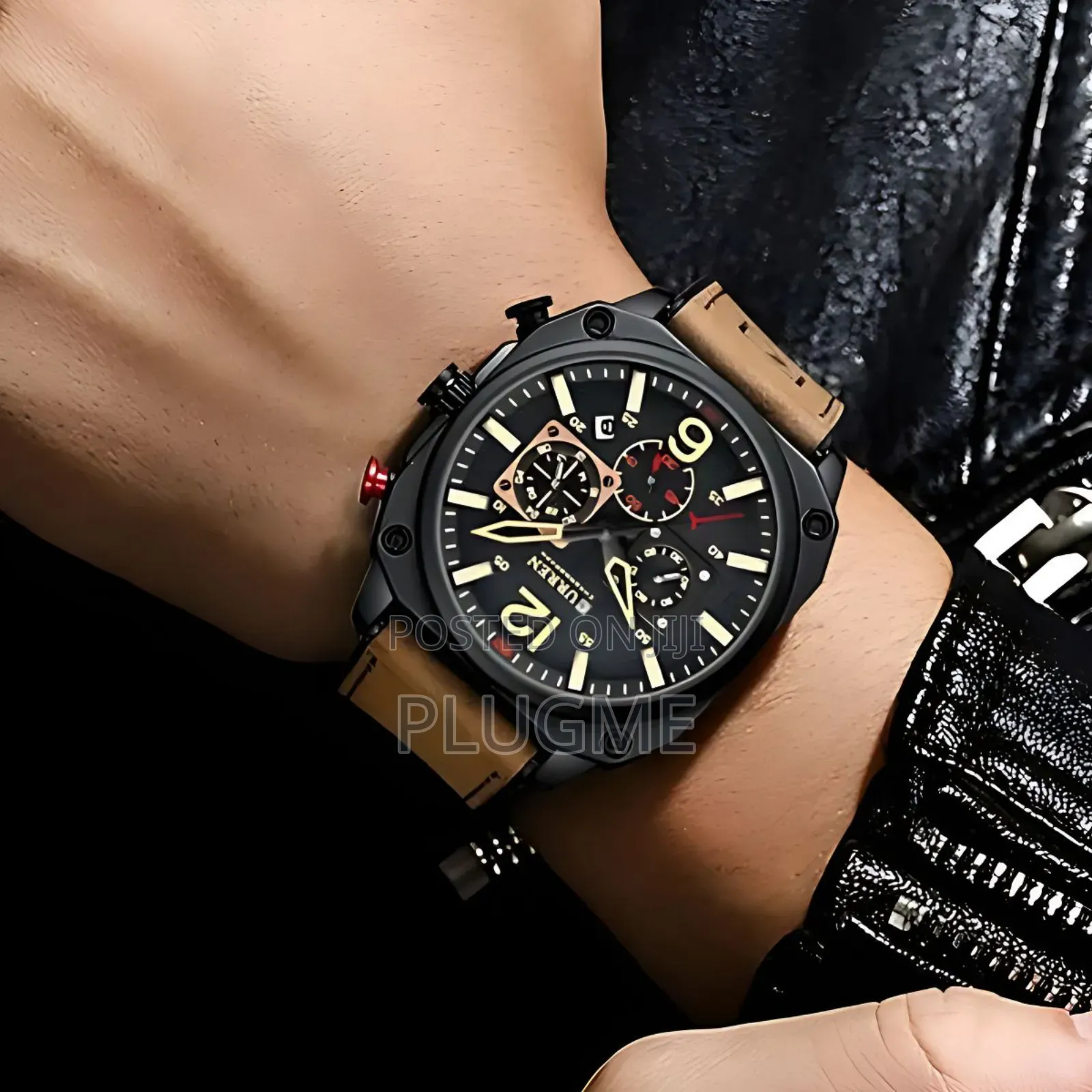 Curren Gents 8393 Chronograph Luxury Wrist Watch