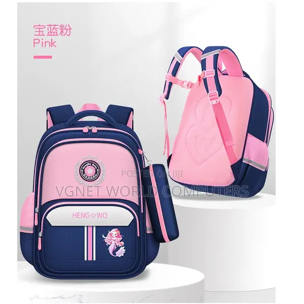 Waterproof School Backpack With Pencil Pouch for Kids Teen Girl,