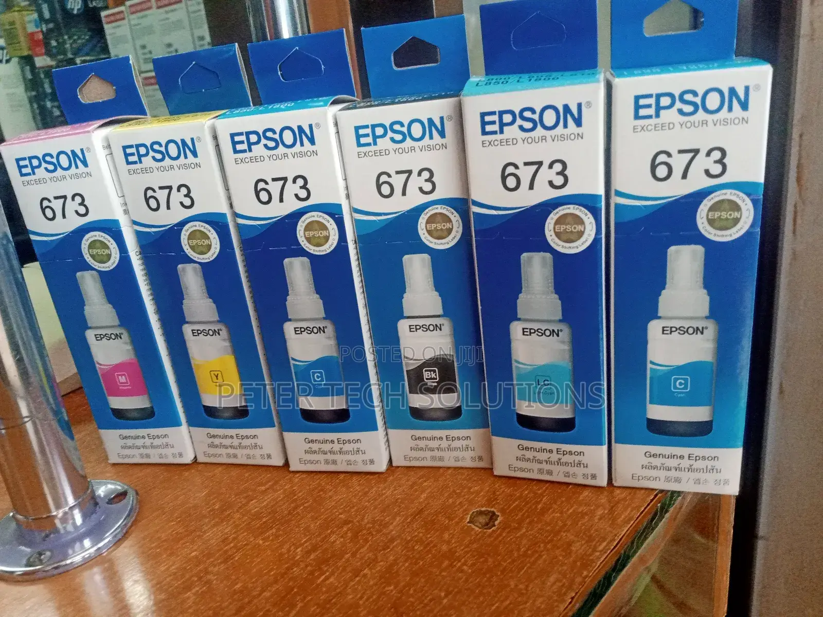 Epson 673 Original Genuine Inks For L850/L805