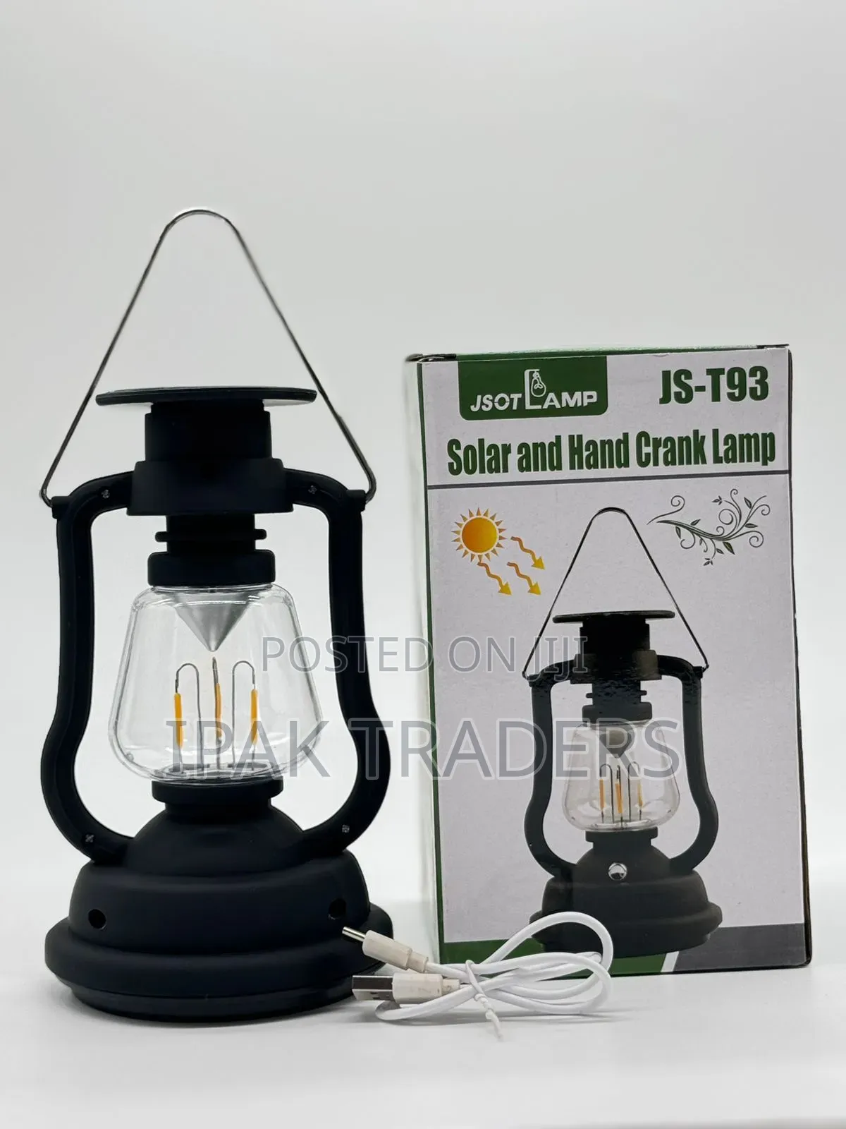 T93 Solar and Hand Cracked Rechargeable Lamp