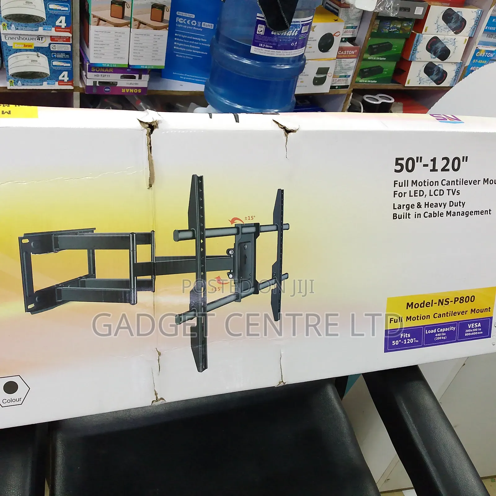 Heavy Duty Swivel Double Arm Tv Mount 50 to 120inches