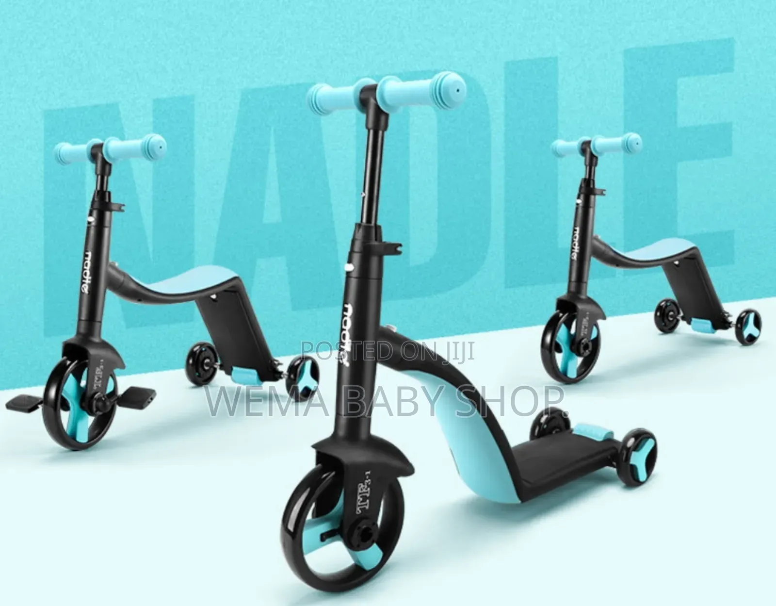 3-in-1 Kids Scooter and Bike (Scooter, a Balance Bike, and a Tricycle)