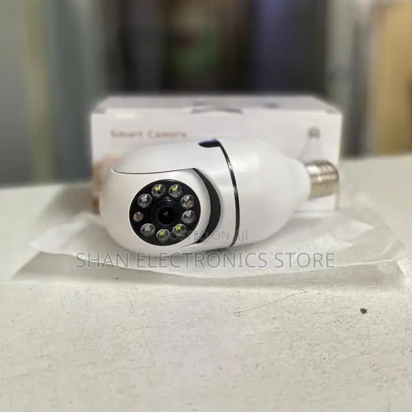Bulb Smart Wifi PTZ Camera V380 Pro Wireless CCTV Monitoring Home
